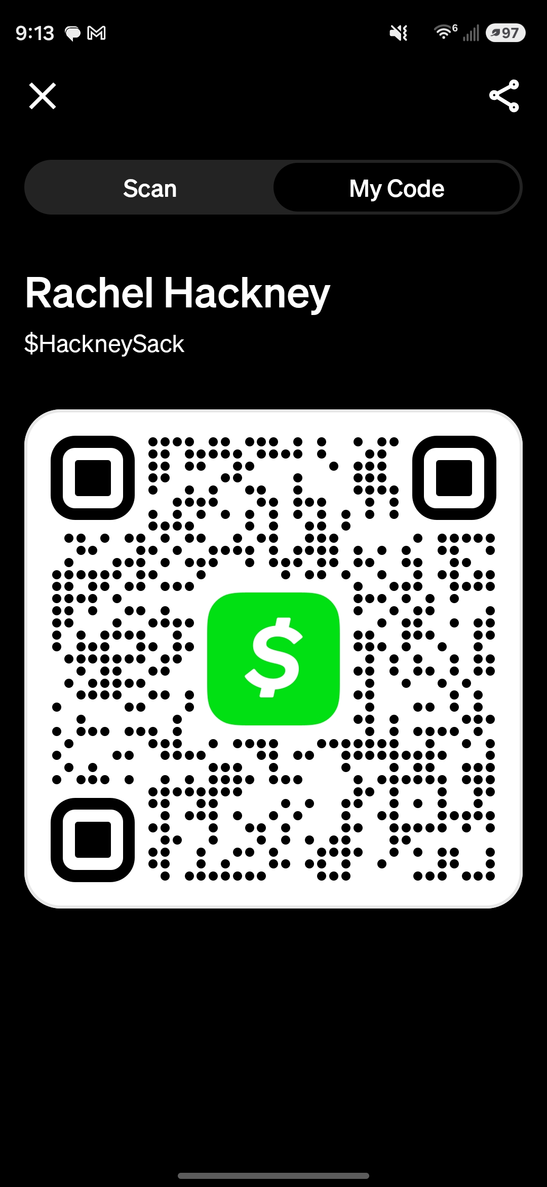 CashApp QR Code